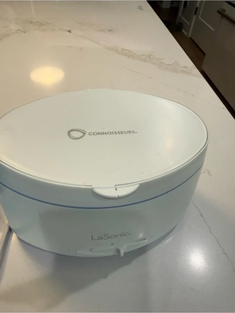 Connoisseur Double White Home Accent Ultrasonic Cleaner.. never used. No box
